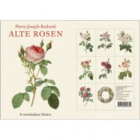 Kartenmappe Alte Rosen mit 8 Doppelte Kunstkarten und Umschläge 10.00
